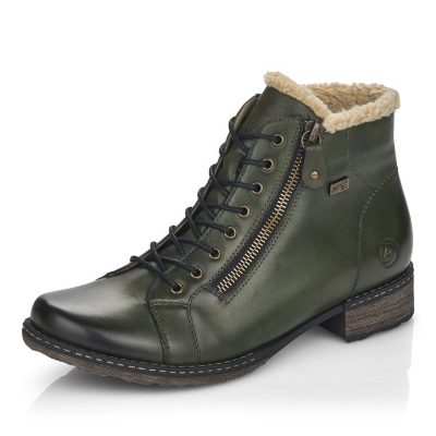Dámská kotníková obuv REMONTE D4372-54 zelená W1