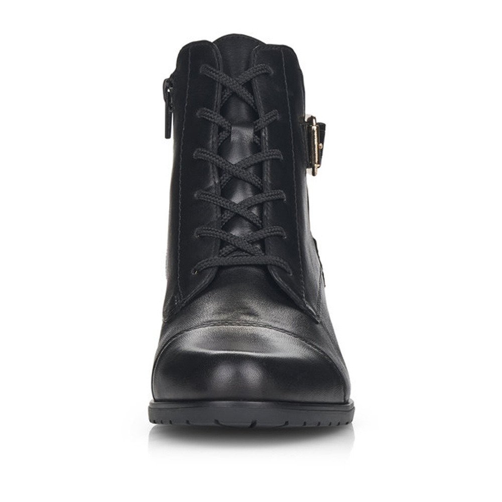 detail Dámská kotníková obuv REMONTE D6875-02 černá W1