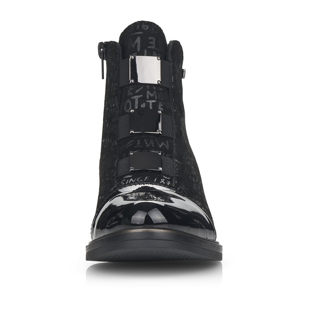 detail Dámská kotníková obuv REMONTE D8383-02 černá W2