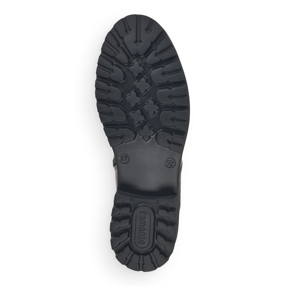 detail Dámská kotníková obuv REMONTE D8671-90 hnědá W1