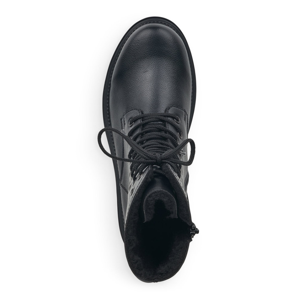 detail Dámská kotníková obuv RIEKER Y3112-00 černá W1