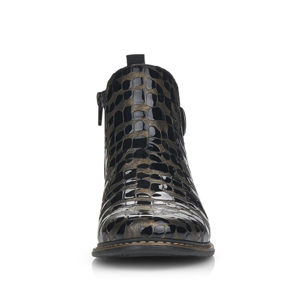 detail Dámská kotníková obuv RIEKER Z4965-90 černá W3