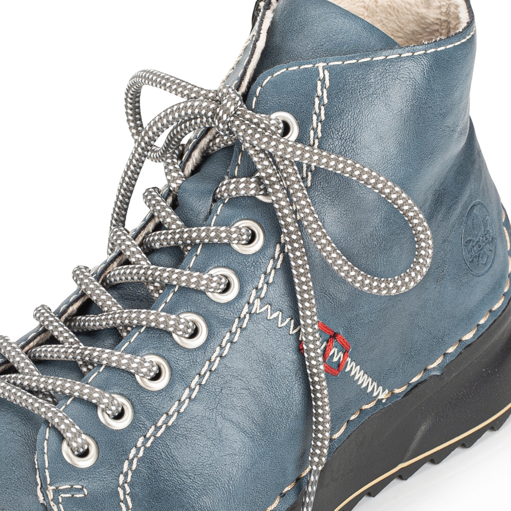 detail Dámská kotníková obuv RIEKER 71510-14 modrá W3