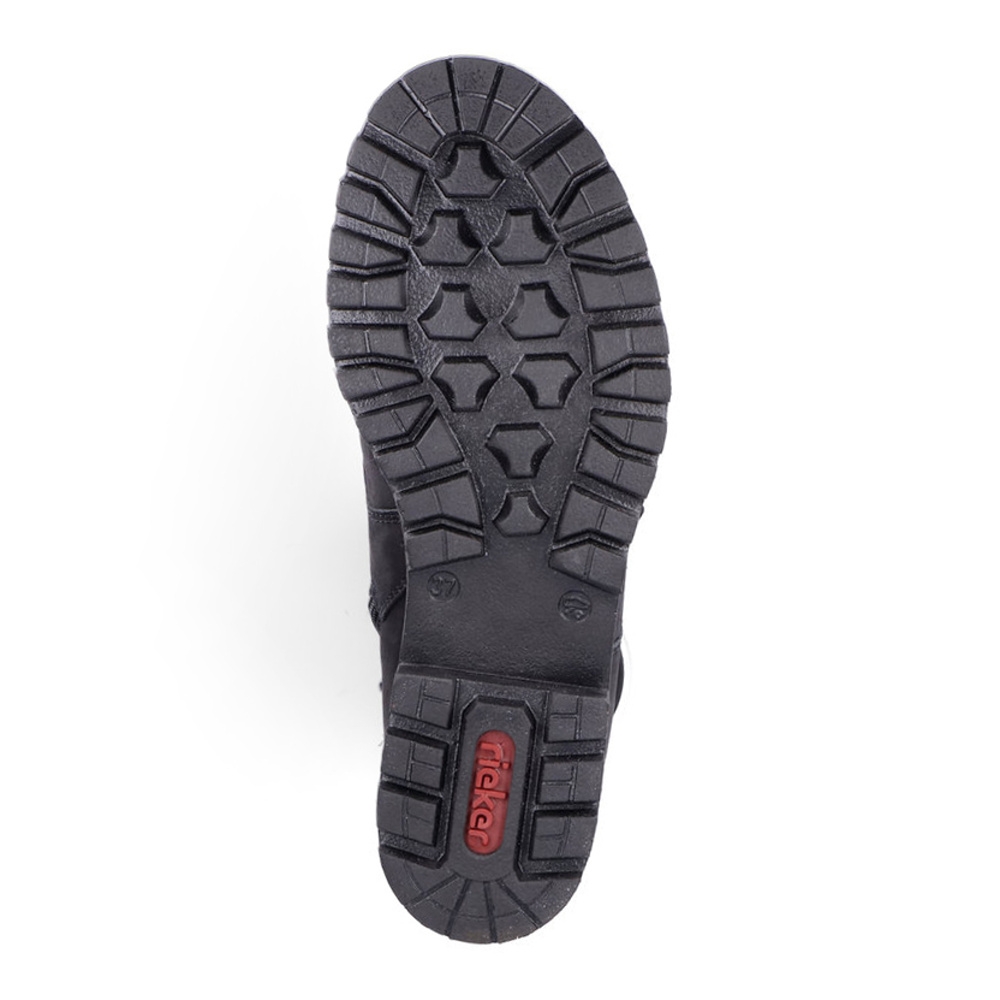 detail Dámská kotníková obuv RIEKER 78523-01 černá W3
