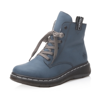 Dámská kotníková obuv RIEKER Y3213-14 modrá W2