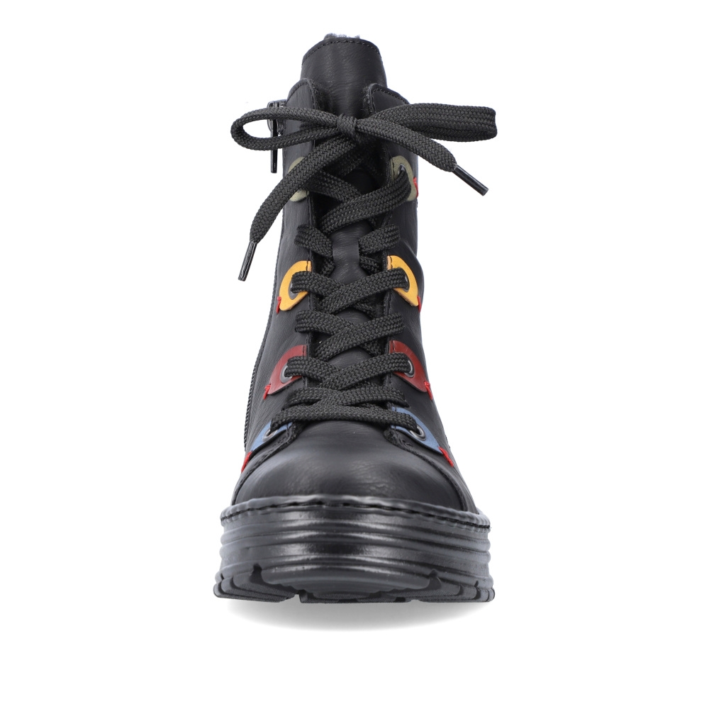 detail Dámská kotníková obuv RIEKER X8541-00 černá W3