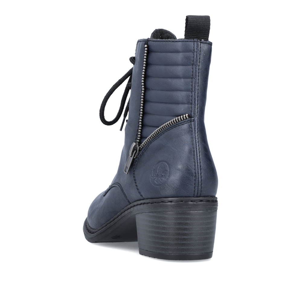 detail Dámská kotníková obuv RIEKER 70101-14 modrá W2