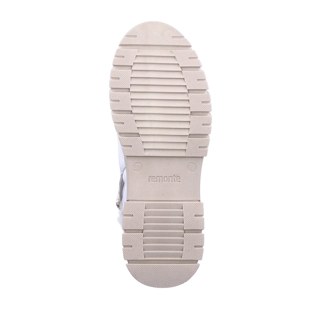 detail Dámská kotníková obuv REMONTE D0E71-80 bílá W3