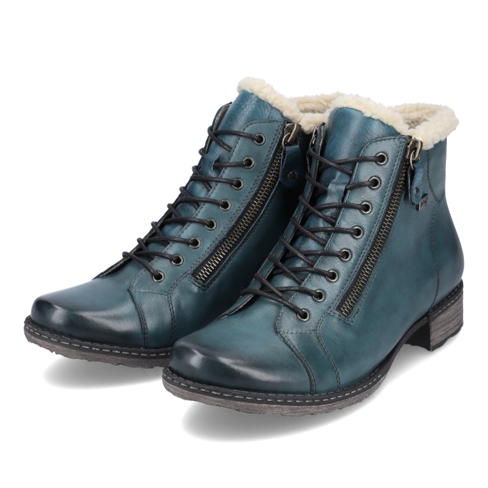 detail Dámská kotníková obuv REMONTE D4372-12 modrá W3