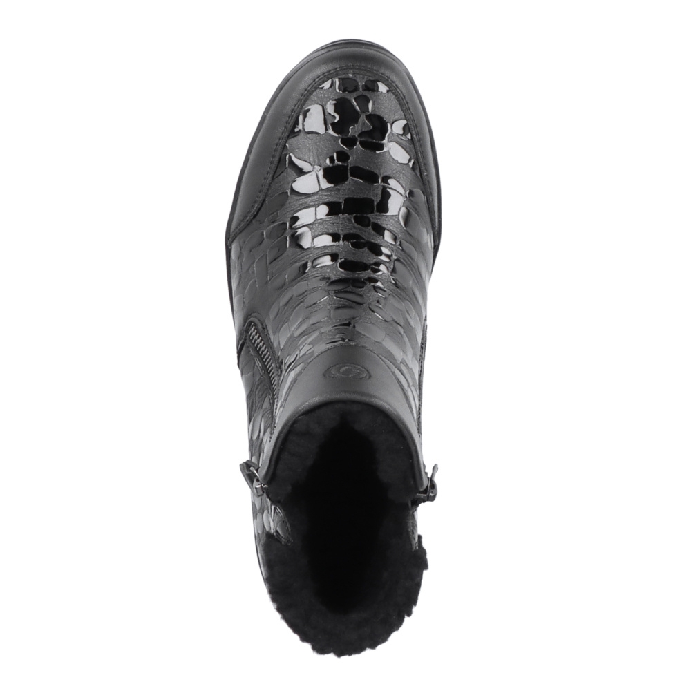detail Dámská kotníková obuv REMONTE R0775-03 černá W3
