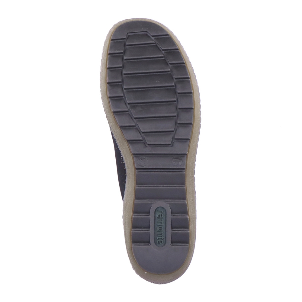 detail Dámská kotníková obuv REMONTE R1481-03 černá W2