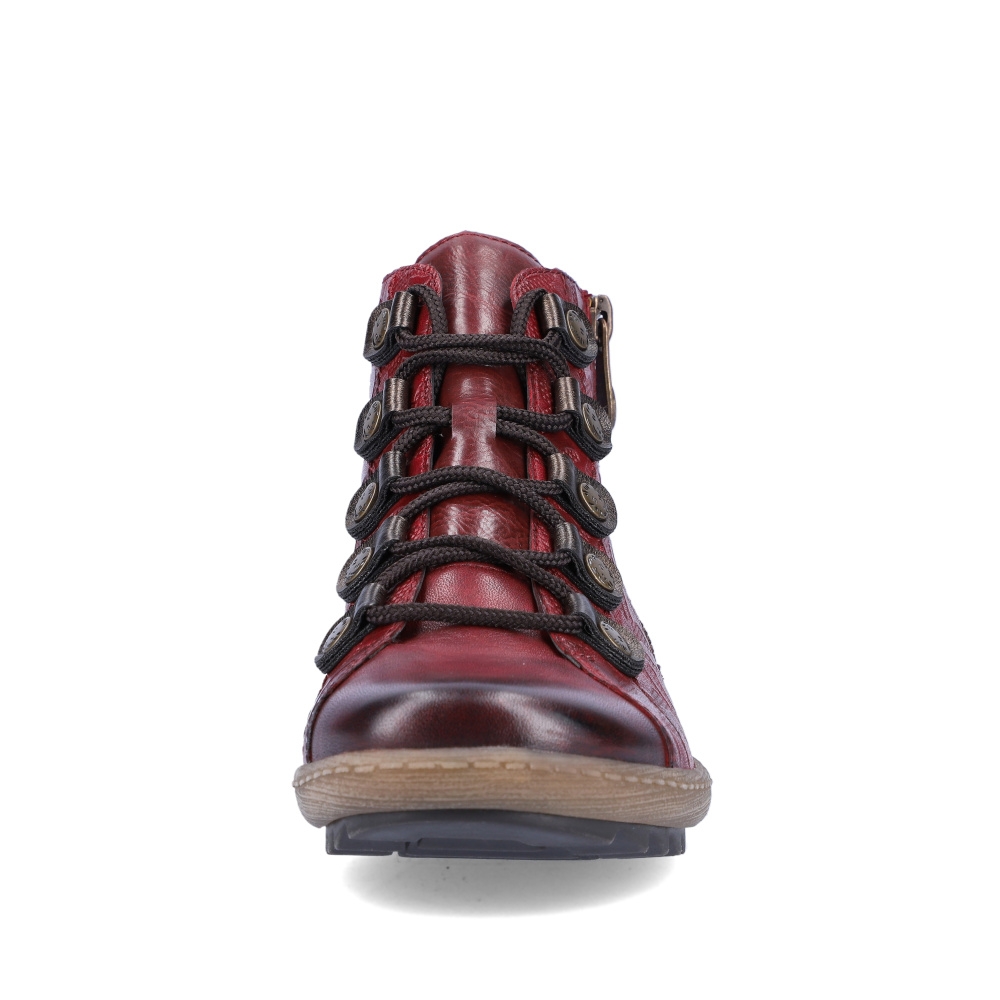 detail Dámská kotníková obuv REMONTE R1488-35 červená W2