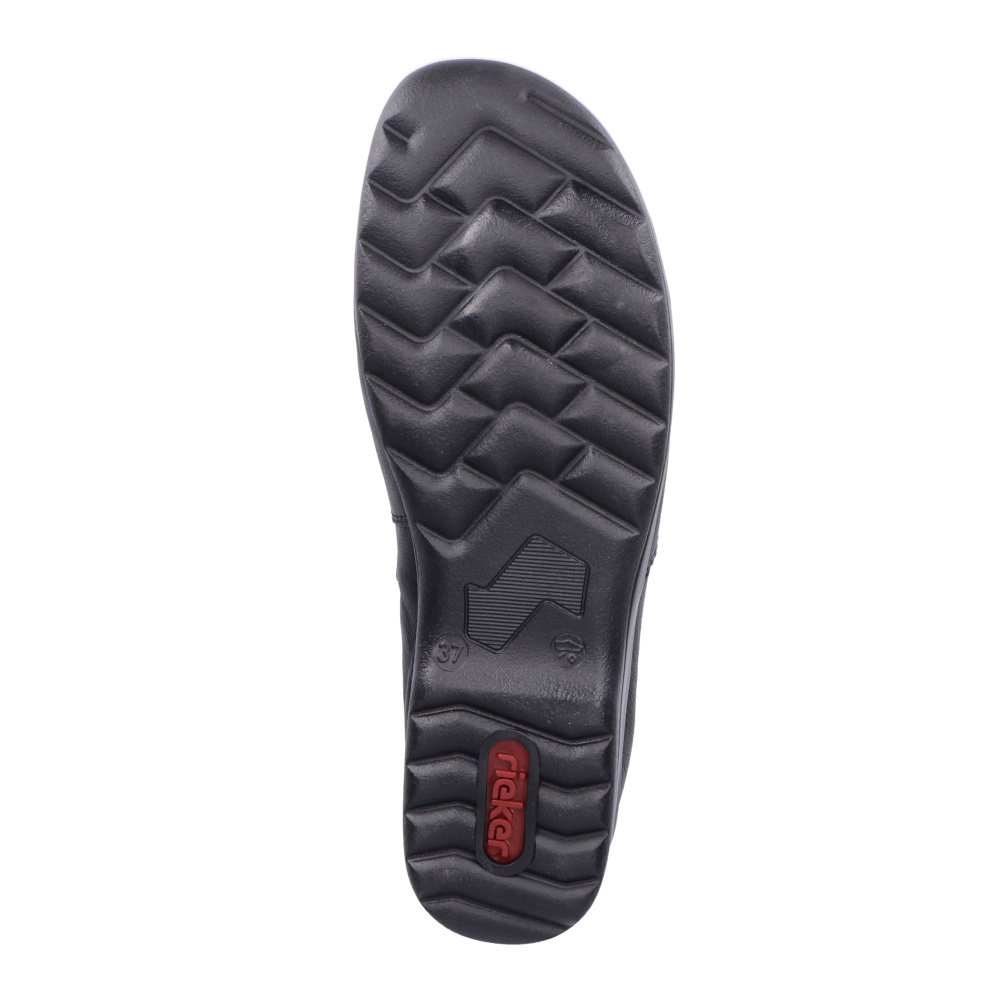 detail Dámská kotníková obuv RIEKER L1882-00 černá W2
