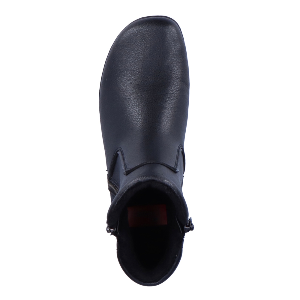 detail Dámská kotníková obuv RIEKER L4657-00 černá W2
