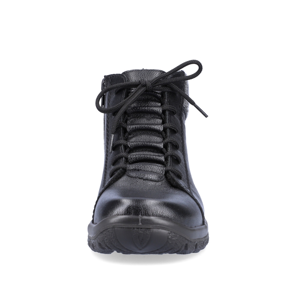 detail Dámská kotníková obuv RIEKER L7115-00 černá W2