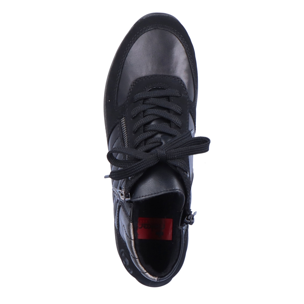 detail Dámská kotníková obuv RIEKER N1104-00 černá W2