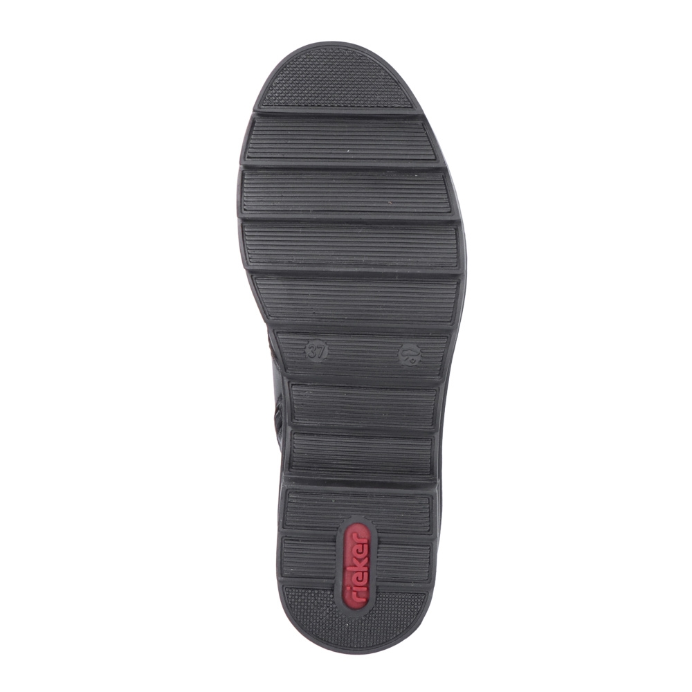 detail Dámská kotníková obuv RIEKER X0500-00 černá W2
