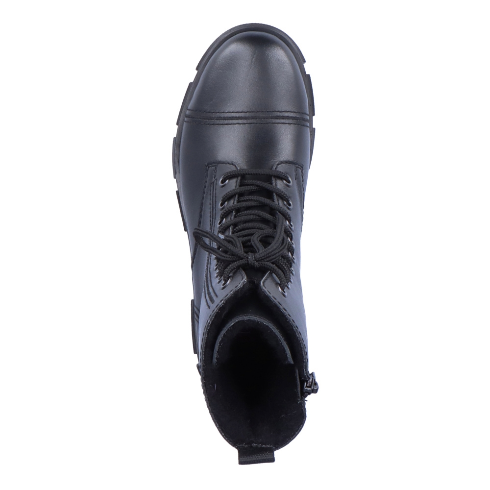 detail Dámská kotníková obuv RIEKER Y7101-00 černá W2