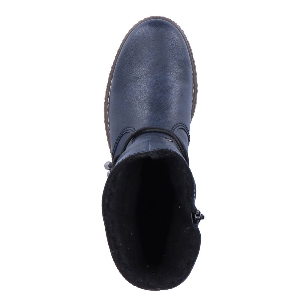 detail Dámská kotníková obuv RIEKER Z3494-15 modrá W2