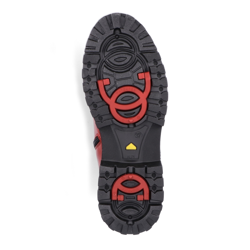 detail Dámská kotníková obuv RIEKER Z5420-33 červená W2