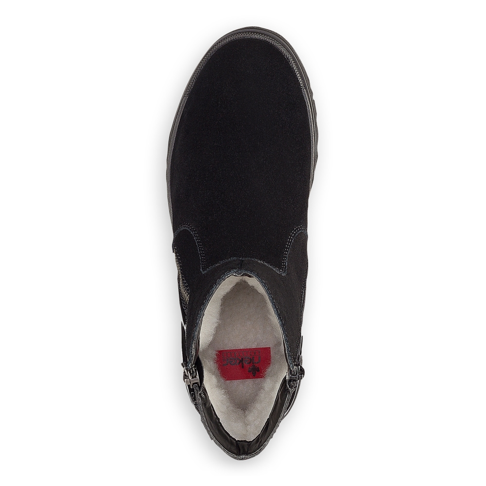 detail Dámská kotníková obuv RIEKER Z5451-00 černá W2