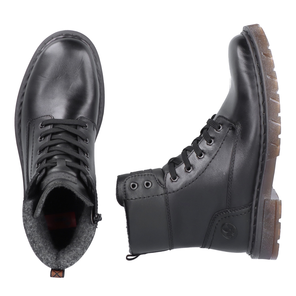 detail Pánská kotníková obuv RIEKER 31602-01 černá W2