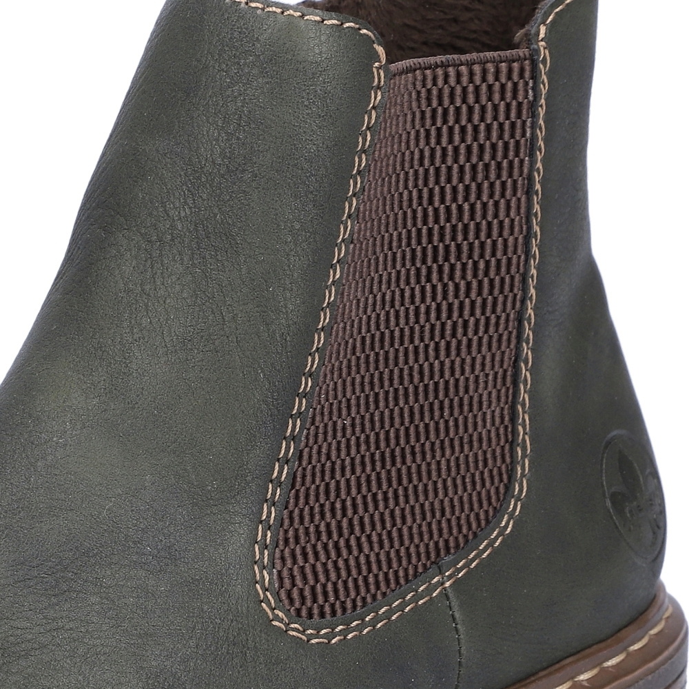 detail Dámská kotníková obuv RIEKER 71072-54 zelená W2