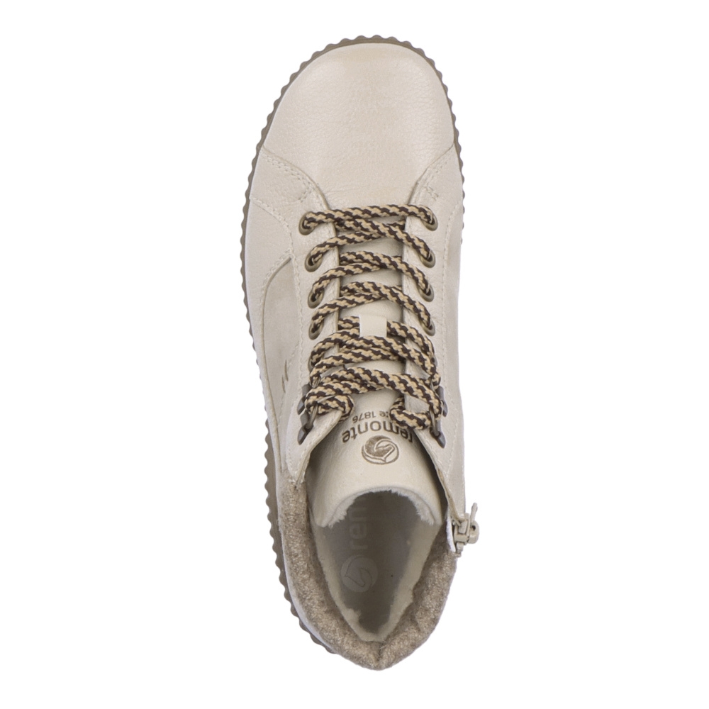 detail Dámská kotníková obuv REMONTE R8276-60 béžová W2