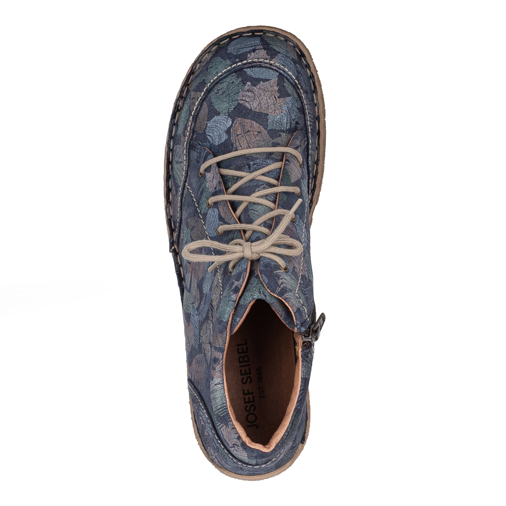 detail Dámská kotníková obuv JOSEF SEIBEL 85101 modrá W2
