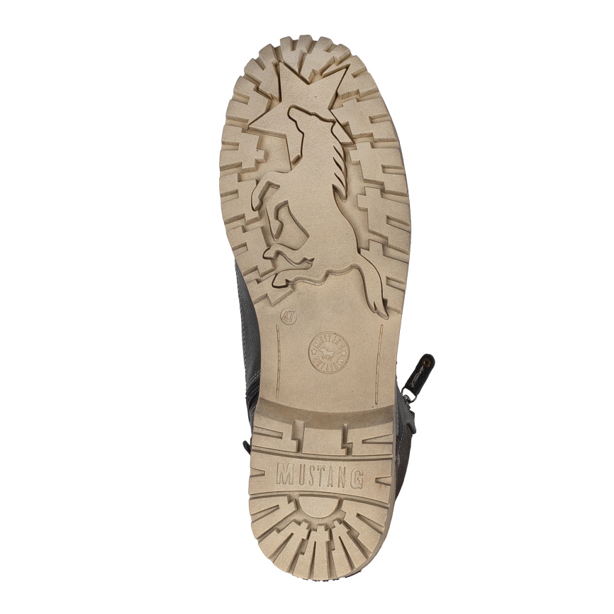 detail Pánská kotníková obuv MUSTANG 4142504-259 šedá W2