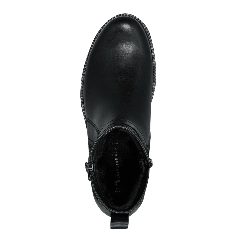 detail Dámská kotníková obuv TAMARIS 25045-41-001 černá W3