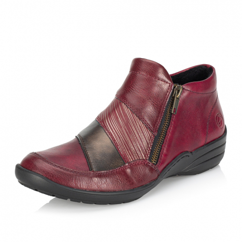 Dámská kotníková obuv REMONTE R7678-35 červená W3