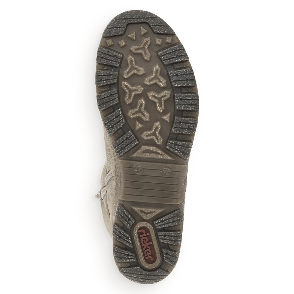 detail Dámská kotníková obuv RIEKER Z0194-60 béžová W2