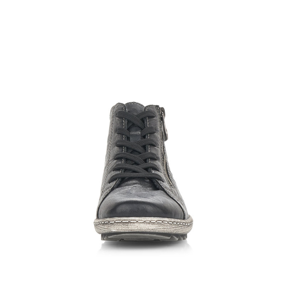 detail Dámská kotníková obuv REMONTE R1470-01 černá W2