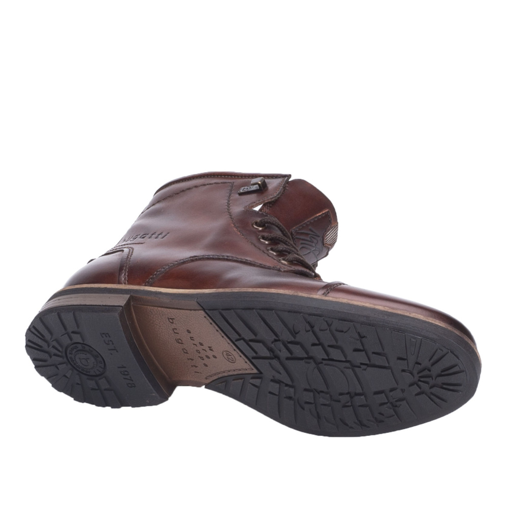 detail Pánská kotníková obuv BUGATTI 37739-6100 hnědá W0