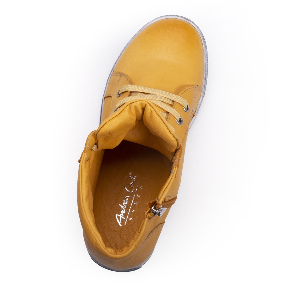 detail Dámská kotníková obuv IBERIUS 034-8789-116 žlutá W0