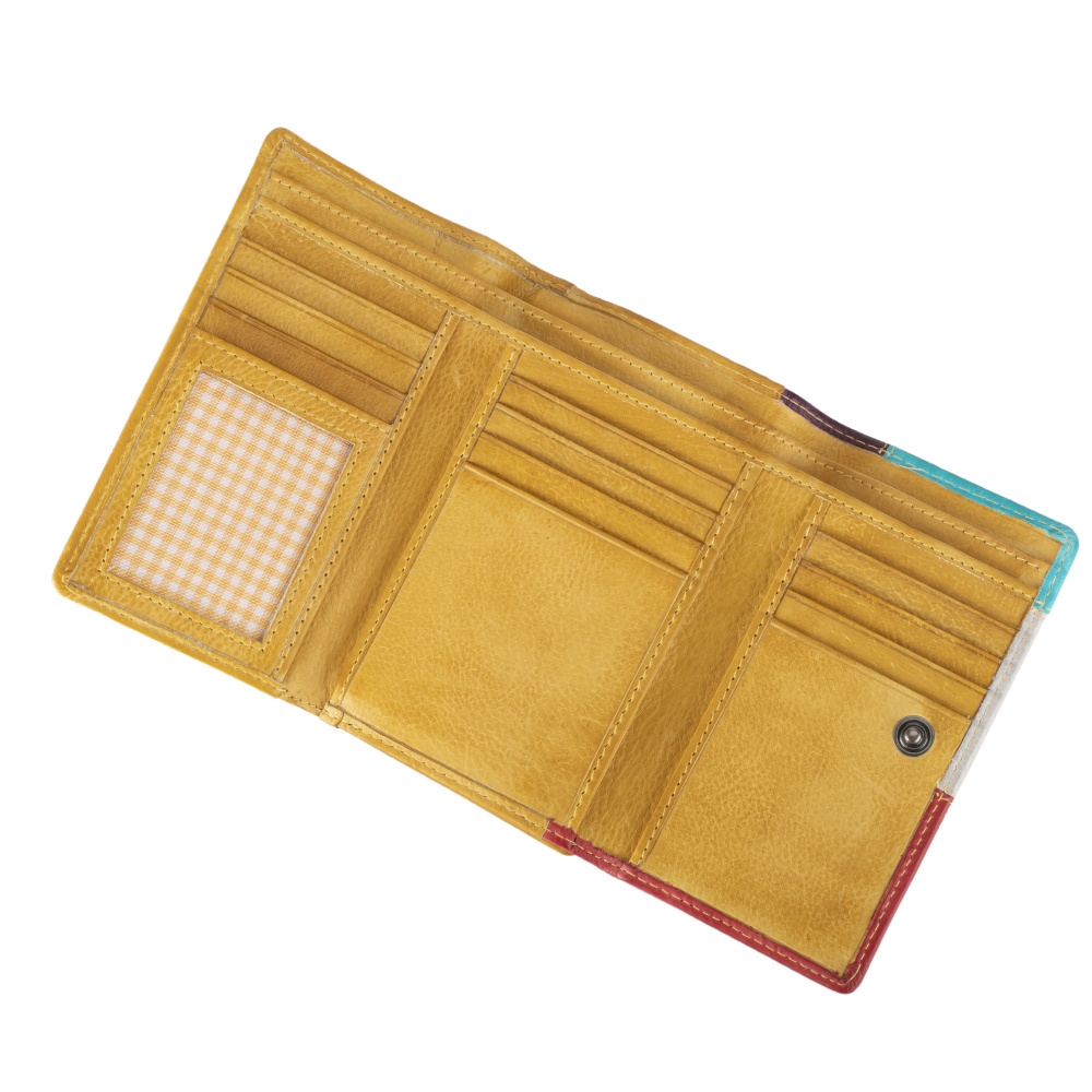 detail Dámská peněženka RIEKER W112 žlutá/multi W2