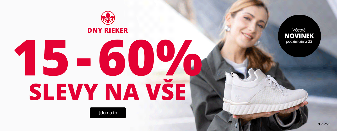 Dny Rieker: Slevy 15-60% na vše