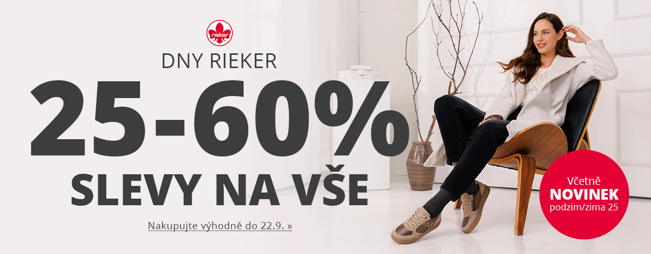 Dny Rieker 25-60 % na vše
