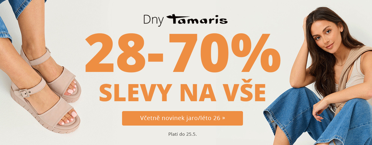 Dny Tamaris 28-70 % na vše Dny Tamaris 28-70 % na vše
