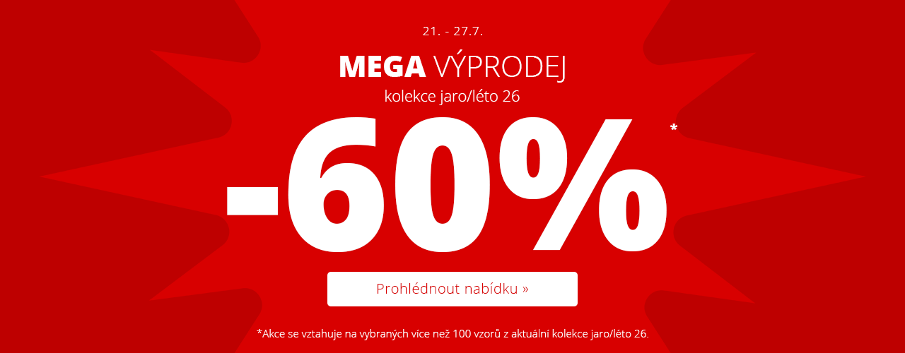 Mega výprodej -60 % kolekce jaro/léto 26*