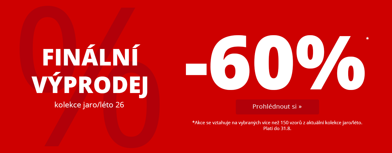 Finální výprodej -60 % na kolekci jaro/léto*
