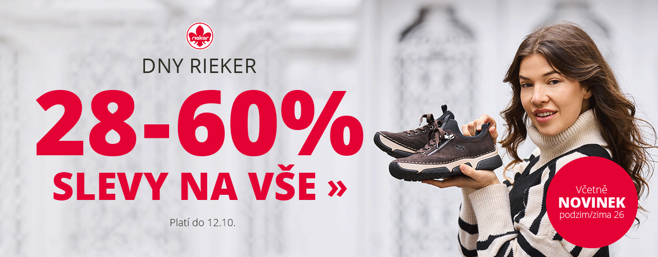 Dny Rieker 28-60 % na vše