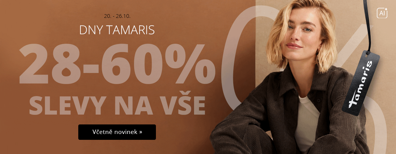 Dny Tamaris 28-60 % na vše Dny Tamaris 28-60 % na vše
