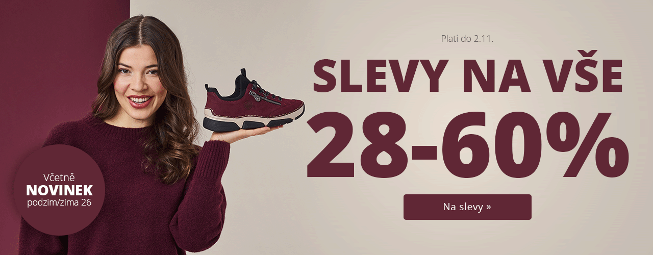 Slevy na vše 28-60 %